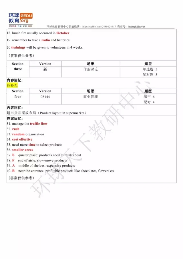 环球教育雅思机经1
