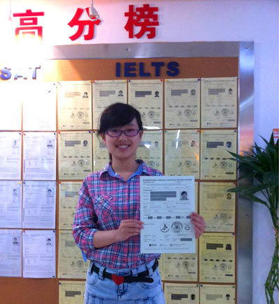 高分学员_一个月雅思突破8分_无锡环球雅思培